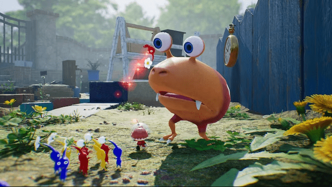 Image of the newly announced Pikmin 4 for the nintendo switch. Nintendo Direct 2023